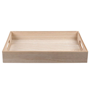 Plateau de service en bois vendu Plateau en bois de haute qualité Cafe Resorts Décor de table Plateau de service par Indian Metal World - Product Image 3