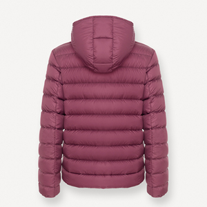 Veste matelassée en duvet pour homme, couleur rose, manches longues, légère, impression de logo personnalisée de haute qualité, OEM ODM - Product Image 3