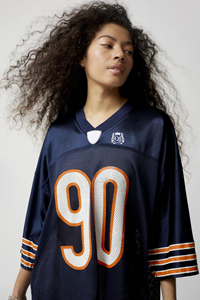 Ropa deportiva de fútbol americano de gran tamaño personalizada para hombres y mujeres, camiseta de malla recortada ajustada por sublimación con impresión del logotipo del equipo - Product Image 5