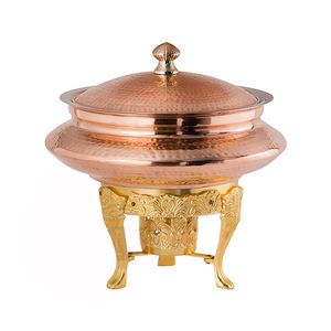 Equipement Alimentaire Traiteur Récipient de Service Alimentaire Chauffe-Plat Placage de Cuivre Buffet Traiteur Qualité Supérieure - Product Image 2