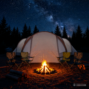 Carpas de Camping OEM para 6 Personas, Acogedoras para Disfrutar <span class=keywords><strong>del</strong></span> Amanecer y Atardecer, con 1 Sala de Estar y 2 Dormitorios, Gran Capacidad para Reuniones - Product Image 5