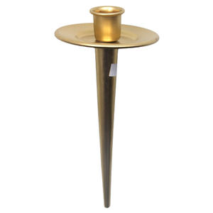 Bougeoir en métal de style américain fait à la main couleur or bougeoir moderne décorations de noël pour la maison et le mariage disponibles en vrac - Product Image 1