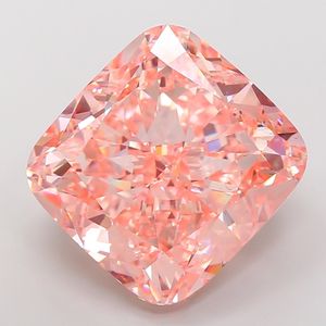 Diamante Rosa Intenso de Lujo de 34.05 Ct, Corte Cojín, Cultivado en Laboratorio, Claridad VS2, Certificado IGI, Diamante en Tendencia para Anillos de Color Fantasía - Product Image 1