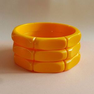 Joyería Bohemia Simple, accesorio de vacaciones, pulsera de cuentas de resina, pulsera de cuentas elásticas geométricas para mujer, brazaletes de regalo - Product Image 2