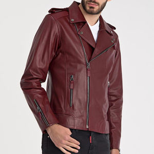 <b>Men</b> Aviator Leather Jacket Front Logo Waterproof Eco-Friendly Warm Winter Pilot Style OEM ODM Factory - Product Image 3
