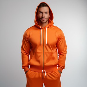 Alta calidad de moda para hombre gimnasio media cremallera pulóver logotipo personalizado carreras de coches chándal al por mayor Casual Ayat para deportes de invierno - Product Image 1