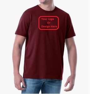 T-shirt à col rond et manches courtes coupe ajustée pour hommes T-shirt en coton surdimensionné à épaules tombantes pour hommes - Product Image 4