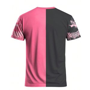 Maillot de football unisexe en polyester 100% personnalisé avec nom et numéro d'équipe, design sublimé à deux tons de dragon - Product Image 2