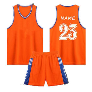 Vêtements de sport dernier modèle maillot de basket-ball uniforme de basket-ball avec impression de logo personnalisé séchage rapide uniforme de basket-ball de haute qualité - Product Image 3