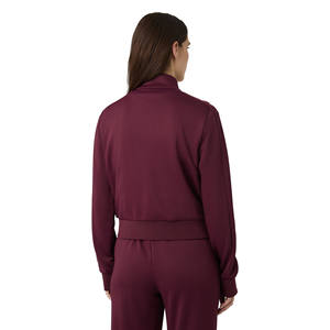 Ensemble de survêtement de sport pour femme, haut à capuche, pantalon de jogging élastique, logo personnalisé imprimé, séchage rapide, respirant, antibactérien - Product Image 3