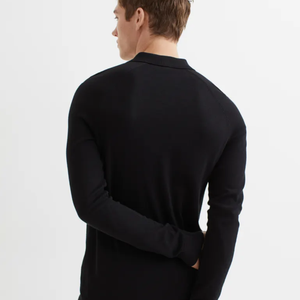 Polo avec logo personnalisé 95% coton 5% élasthanne à manches courtes polos grande taille pour hommes polos d'été pour hommes - Product Image 2