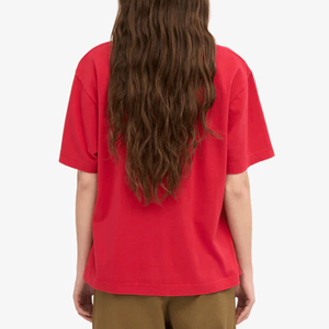 T-shirt décontracté pour femme en jersey d'été, col rond, gris chiné, coupe ample et oversize, 100 % coton respirant et à séchage rapide, qualité supérieure - Product Image 6