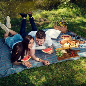 Planche à découper en bois d'acacia avec poignée Grande planche à découper en bois pour la cuisine Plateau de service alimentaire - Product Image 5