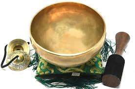 Bandeja de servicio de sonido de Chakra martillado a mano personalizado para meditación Yoga Bowl Singing-Fabricante Exportador - Product Image 3