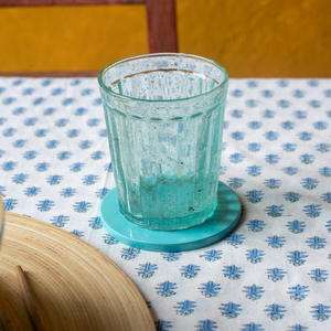 Posavasos de Bambú y Madera de Alta Calidad al por Mayor, Juego de Posavasos de Bambú Enrollado con Soporte - Product Image 4