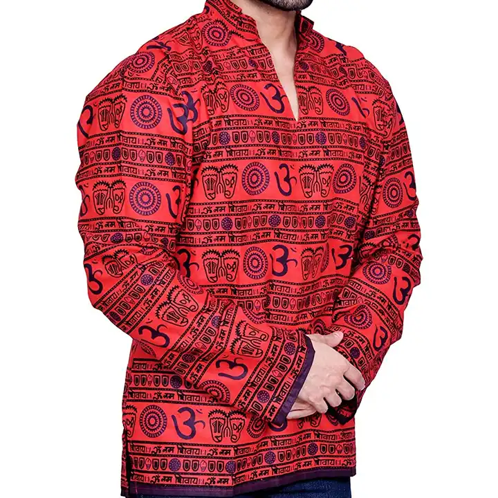 Latest Symbol Pattern Printed Full Sleeve Shirts