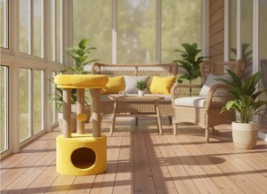อัตแลนตา ฮันนี่ โกลด์ แคท ทาวเวอร์ วิท ซันนี่ จอย - Product Image 3