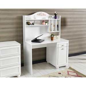 Juego de dormitorio europeo Daisy Young para niñas con cama individual, armario, escritorio, tocador y más de 5 cajones - Product Image 2