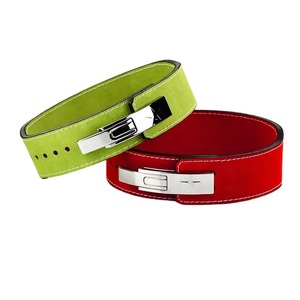 GAF LEVER COWHIDE Heavy Duty Non-Slip <b>Weight</b> Lifting Power Gym Belt Back Support Bodybuilding Training <b>DUMBBELL</b> BARBELL - Product Image 2