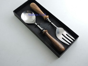 ชุดเซิฟเวอร์สลัดมือจับแตรแบบล่าสุดเครื่องใช้บนโต๊ะอาหารเครื่องใช้ในครัวงานปาร์ตี้งานแต่งงานของโรงแรมร้านอาหาร - Product Image 4