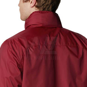Chaqueta de lluvia de talla grande de alta calidad para hombre, cortavientos impermeable de lana Premium con cuello levantado, abrigo de invierno bajo MOQ - Product Image 5
