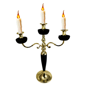 <b>Large</b> Candelabra Brass Premium Quality Elegant <b>Candle</b> Holder and <b>Candles</b> Stand for Wedding & Festival Decoration - Product Image 5
