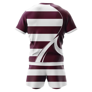 El último diseño de uniforme de rugby Diseña tu propio uniforme de rugby profesional de tamaño personalizado, uniforme de rugby transpirable de poliéster 100% - Product Image 2