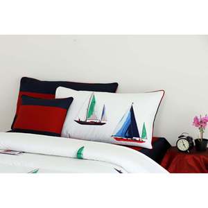 Ensemble de draps, taies d'oreiller et housse de couette Bon Voyage pour votre chambre à thème voyage - Product Image 3