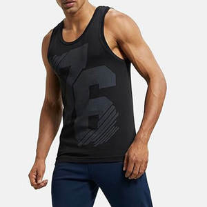 Camiseta sin mangas de algodón para hombre, camiseta sin mangas atlética de diseño sólido liso, uso versátil para deportes de entrenamiento o tops de moda diarios - Product Image 3