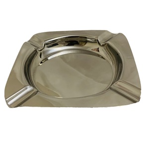 Cenicero de Metal de alta calidad para cigarros, Cenicero para fumar cigarrillos de oficina de forma redonda de diseño clásico de Chaman India - Product Image 4