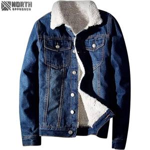 Chaqueta vaquera forrada de invierno para hombre, chaqueta cortavientos de camionero, Chaquetas vaqueras para hombre, abrigos, novedad - Product Image 1