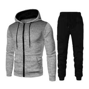 Sudadera Pantalones Jogging Traje Ropa deportiva Chándal Conjuntos Bolsillos Con capucha Deportes - Product Image 2
