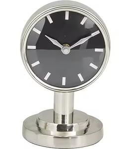 Reloj DE MESA DE ACERO INOXIDABLE contemporáneo moderno con acabado liso El mejor regalo para el uso de decoración de Mesa de amigos - Product Image 1