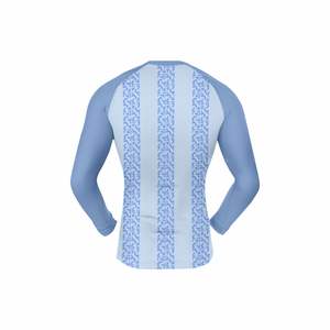 Venta al por mayor de ropa deportiva personalizada Rash Guards para protección UV de manga larga Rash Guard para hombres - Product Image 2