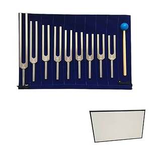 Ensemble de diapasons Fibonacci de haut niveau de 8 pièces avec activateur - Product Image 3