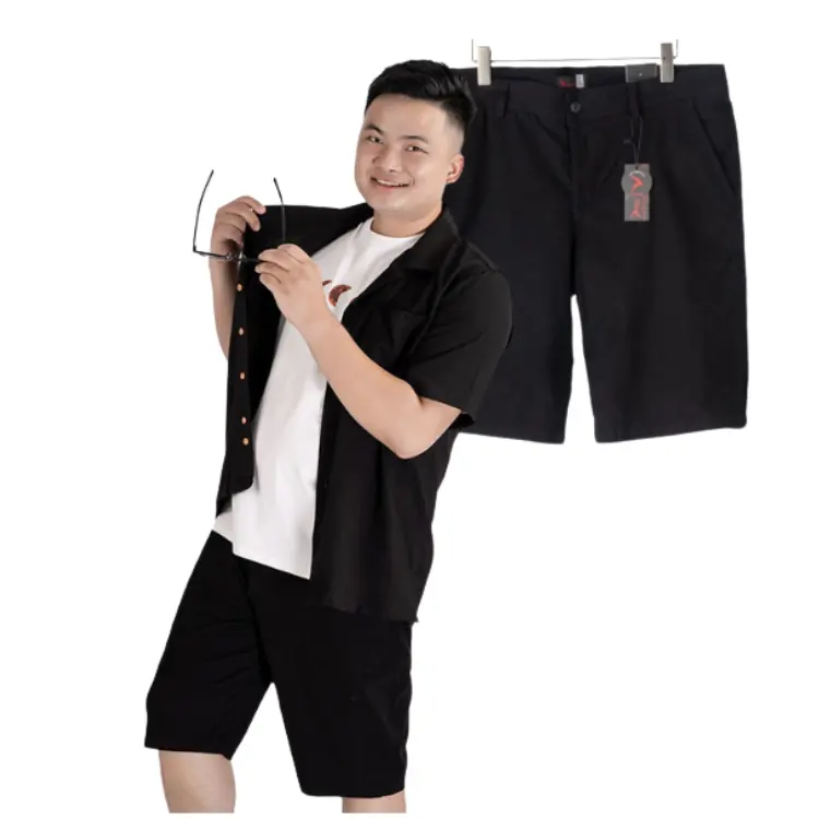 Plus Size Herren Shorts Hochwertige proportionale und stabile Form für männliche Akyoo Marke vietnam ischen Hersteller