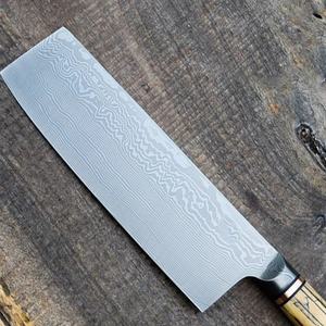 Couteau de chef multifonctionnel JEXMOO personnalisé OEM, fait main en acier inoxydable, avec manche en bois et étui en cuir pour une utilisation en cuisine - Product Image 5