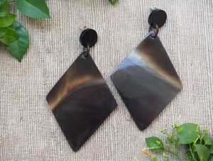 Pendiente de cuerno para mujer y Niña 100% Natural y respetuoso con el medio ambiente Popular joyería de lujo pendientes de cuerno de buey y búfalo - Product Image 2