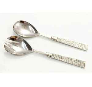 Juego de Servidores de Ensalada de Acero Inoxidable de la Mejor Calidad, Tenedor y Cuchara para Servir Ensaladas, Herramientas para Mezclar Ensaladas de Cocina al Mejor Precio - Product Image 2