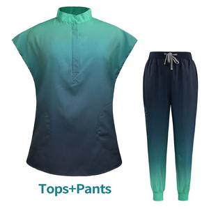 Traje de alta calidad Doctor Enfermera Scrubs Set Hospital Médico Quirúrgico Uniformes Multicolor Mujeres Use Scrub Suit Doctor Uniforme - Product Image 6