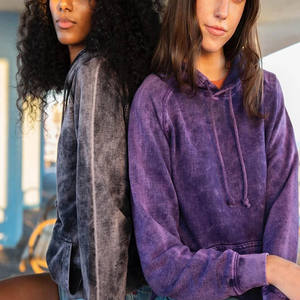 Fabricante personalizado para hombre Oversize algodón Vintage ácido lavado sudaderas con capucha logotipo personalizado Oversize ácido lavado sudaderas con capucha - Product Image 4