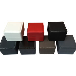 Caixa de Presente de Luxo para Relógio Masculino com Cantos Arredondados, Logotipo Personalizado, 4 Cores, Estojo de Couro para Relógio de Quartzo - Product Image 6