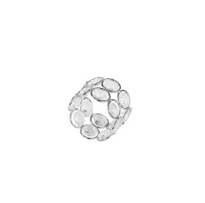 Diamant et métal rond de serviette classique élégant serviette couleur personnalisée en gros décoratif métal cristal rond de serviette - Product Image 1