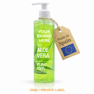 Gel de Aloe Vera de Marca Privada 250ml Fabricante OEM de Productos para el Cuidado de la Piel |   Gel de Aloe Vera 100% Puro |   Proveedor de Cosméticos de la UE Hecho en España - Product Image 3