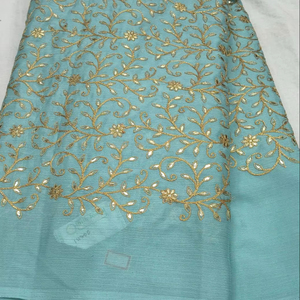 Renard Georgette broderie travail 100% polyester tissu faire pour déguisement matériel - Product Image 1