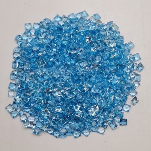 Gemas Mehrajudin, Topacio Azul Natural de Corte Princesa de 3MM, Gema Suelta para Joyería, Certificación de Terceros, 0.10-0.70 Quilates - Product Image 2