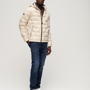 Veste d'hiver streetwear pour homme 2024, légère, en toile matelassée, respirante, écologique, imperméable, à capuche, tendance - Product Image 5
