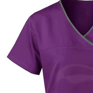 Venta al por mayor de uniformes médicos de farmacia tejidos de moda personalizado Hospital Jogger Scrub Sets para médicos y enfermeras - Product Image 5