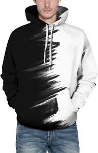 Sudadera con capucha de algodón de gran tamaño de alta calidad para hombres Unisex French Terry Heavyweight Slim-Fit Diseño impreso sublimado para invierno - Product Image 3