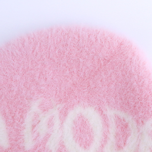 Bonnets à revers brodés personnalisés Chapeaux tricotés d'hiver Bonnets chauds unis Mode Streetwear Chapeaux - Product Image 4